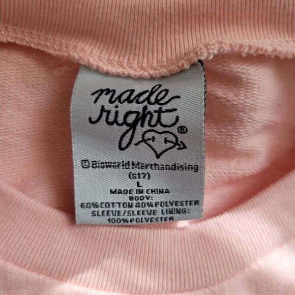 💞3 for $20💞Dear Santa Made Right Pink Sequin Sweatshirt Size L - Picture 4 of 6